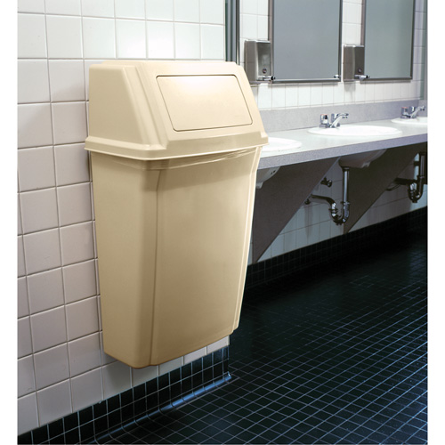 Slim Jim&reg; Containers, Swing Lid, Plastic, Fits Container Size: 19-1/2" x 12" Action Paper