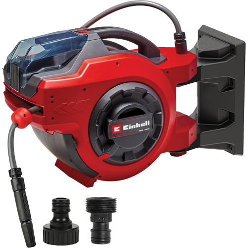 Cordless Water Hose Reel, 100' Action Paper