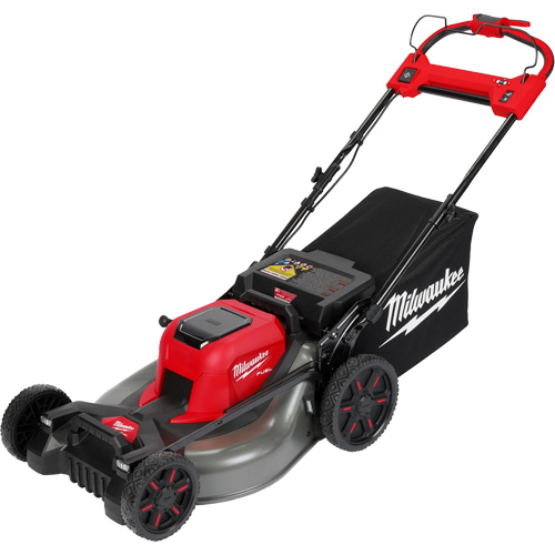 Fuel Dual Battery Mower, Self-Propelled Walk-Behind, Battery Powered, 21" Cutting Width Action Paper