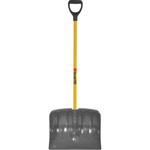 High Capacity Mountain Mover Snow Shovel, Polypropylene Blade, 19" Wide, D-Grip Handle Action Paper