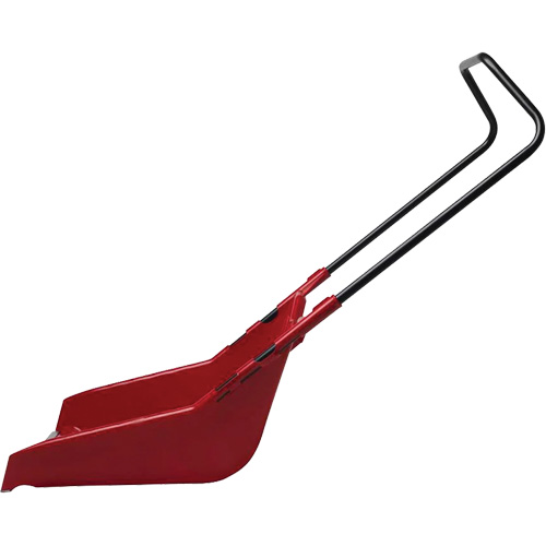 60L Sleigh Snow Shovel, Polypropylene Blade, Wearstrip Included Action Paper