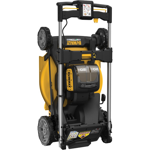 2X20V MAX* XR&reg; Brushless Cordless Lawn Mower Kit, Push Walk-Behind, Battery Powered, 21" Cutting Width Action Paper