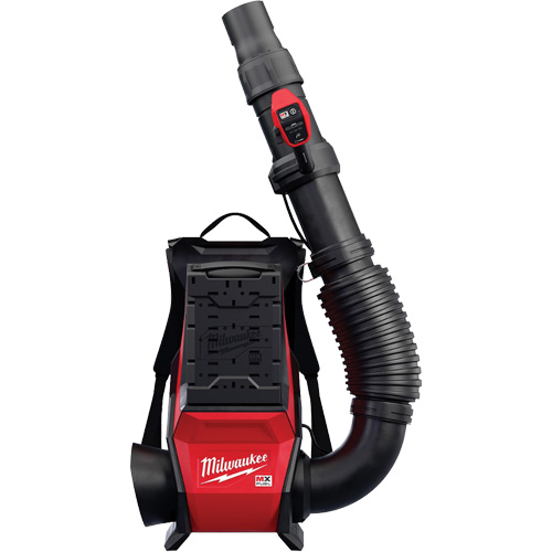 MX FUEL Backpack Blower, 190 MPH Output, Battery Powered Action Paper