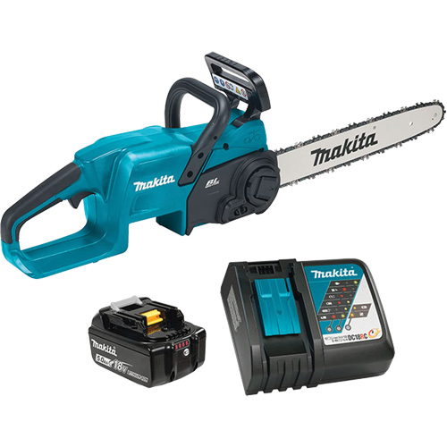 LXT Brushless Rear Handle Chainsaw Kit, 16", Battery Powered, 18 V Action Paper