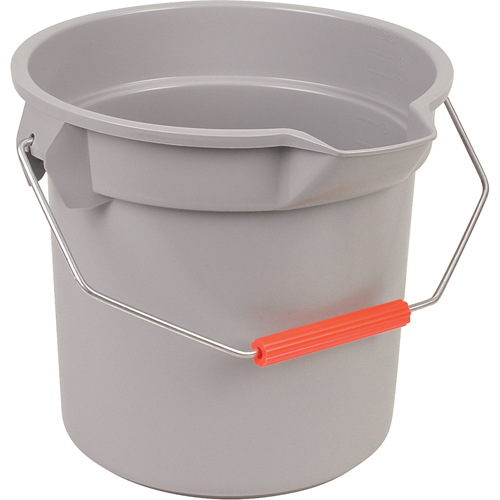 Brute&reg; Bucket, 3.5 US Gal. (14 qt.) Capacity, Grey Action Paper