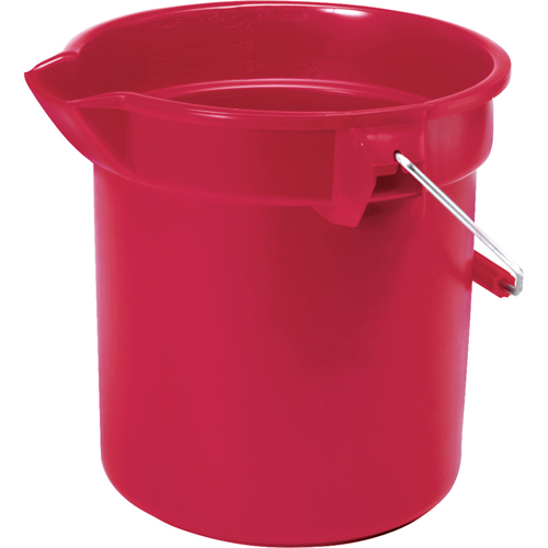 Brute&reg; Bucket, 3.5 US Gal. (14 qt.) Capacity, Red Action Paper