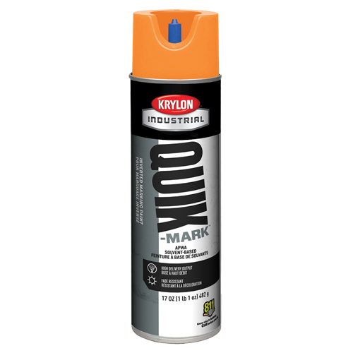 Peinture de marquage industrielle invers&eacute;e &agrave; base de solvant Quik-Mark, 17 oz, Canette a&eacute;rosol Action Paper