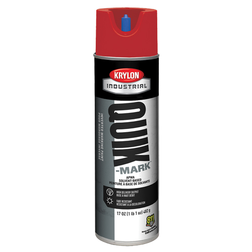 Peinture de marquage industrielle invers&eacute;e &agrave; base de solvant Quik-Mark, 17 oz, Canette a&eacute;rosol Action Paper