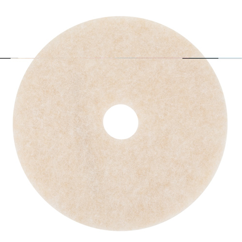 TopLine Speed Floor Pad, 19", Burnishing, Beige Action Paper