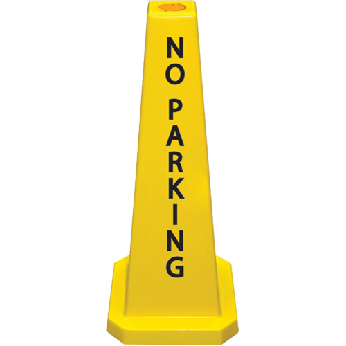 "No Parking" Lamba Traffic Cones, English Action Paper