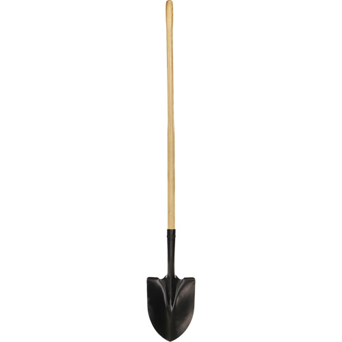 Pelle ronde, Lame Acier durci, Bois, Manche Droit Action Paper