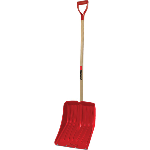 Alpine Snow Shovel, Polypropylene Blade, 13-9/10" Wide, D-Grip Handle, Wearstrip Included Action Paper
