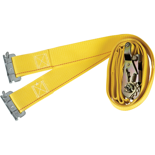 Tendeurs d'arrimage logistique, Rochet, 2" la x 12' lo, Charge d'utilisation 1000 lb (454 kg) Action Paper