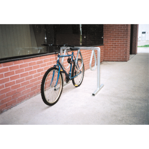 Support pour bicyclettes Style, Acier galvanis&eacute;, 6 bicyclettes Action Paper