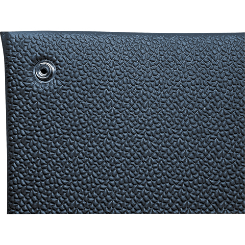 Tapis Comfort-King antistatique, 4' la x 60' lo x 3/8" &eacute;p, Rugueux, Bleu Action Paper