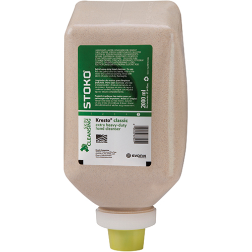 Nettoyant extra puissant pour les mains Kresto, P&acirc;te, 2 L, Bouteille, Parfum&eacute; Action Paper