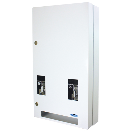 Sanitary Napkin and Tampon Dispenser Action Paper