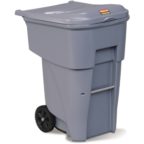 Brute&reg; Roll Out Containers, Polyethylene, 95 US gal. Action Paper