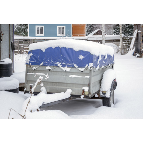 Tarp, Standard Duty, Blue, 7' x 5' x 4 mils Action Paper