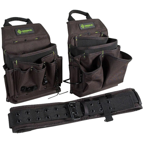 Ceinture porte-outils combin&eacute;e, Polyester, Noir Action Paper