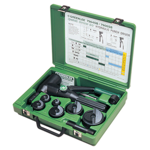 Ensemble de poinçonnage hydraulique Quick Draw 90 avec poinçons SlugBuster Action Paper