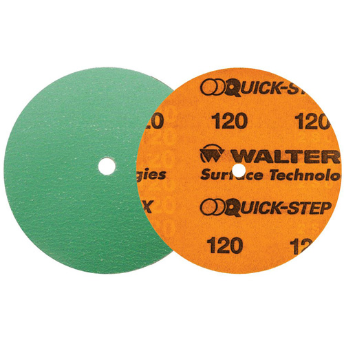Quick-Step XX Sanding Disc, 6" Dia., 120 Grit, Ceramic Action Paper