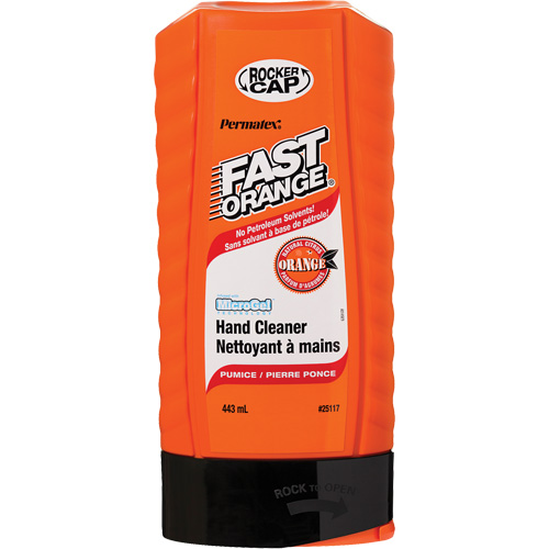 Hand Cleaner, Pumice, 443 ml, Bottle, Orange Action Paper
