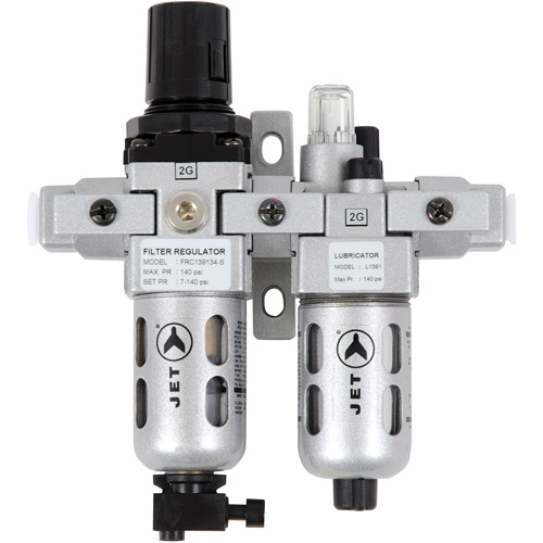 Filtre &agrave; air miniature en deux parties, r&eacute;gulateur et lubrificateur AFRLCM14, 1/4" NPT Action Paper