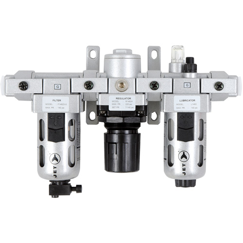 AFRLMI38 3-Piece Intermediate Air Filter, Regulator & Lubricator, 3/8" NPT Action Paper