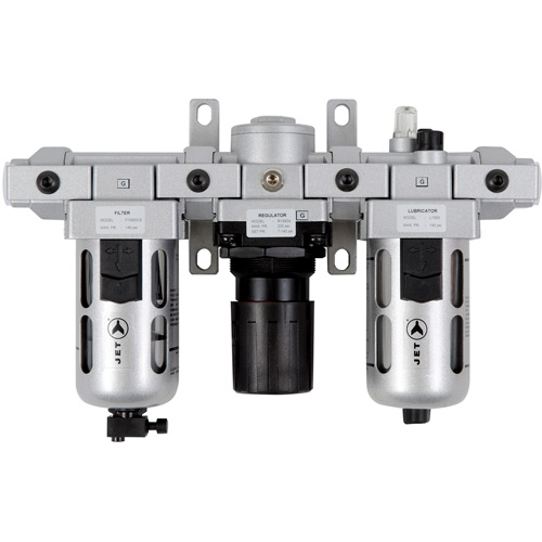AFRLMS12 3-Piece Standard Air Filter, Regulator & Lubricator, 1/2" NPT Action Paper