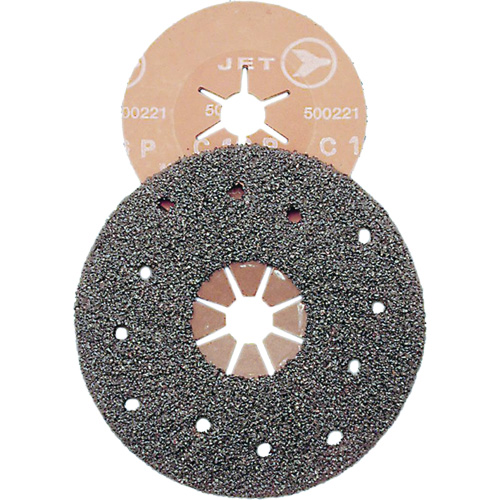 POWERFLEX Semi Flexible Disc, Silicon Carbide, C16, 7" Dia x 7/8" Arbor Action Paper