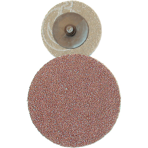 Disque de ponçage &agrave; support en tissu, 2" dia., Grain 36, Oxyde d'aluminium Action Paper