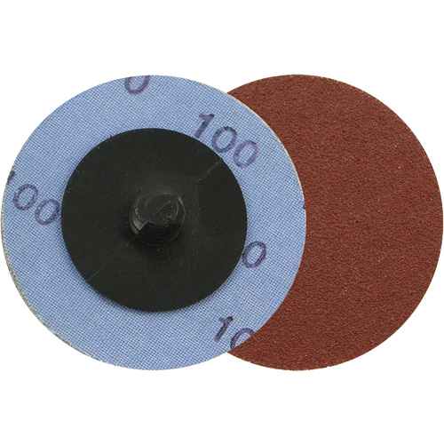 Cloth Back Sanding Disc, 2" Dia., A50 Grit, Aluminum Oxide Action Paper