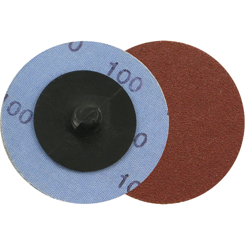 Disque de ponçage &agrave; support en tissu, 3" dia., Grain A80, Oxyde d'aluminium Action Paper