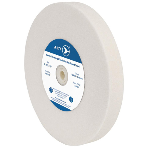 Bench Grinding Wheel, 6" x 1", 1" Arbor, Aluminum Oxide Action Paper