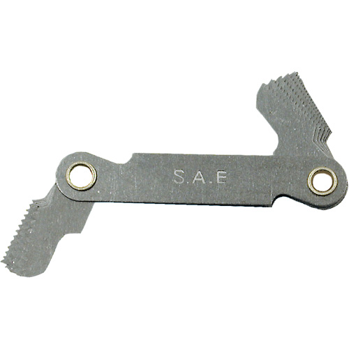 Metric Thread Pitch Gauge Action Paper