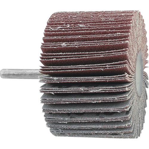 Mounted Flapwheel, 60 Grit, 3" x 1" x 1/4" Action Paper