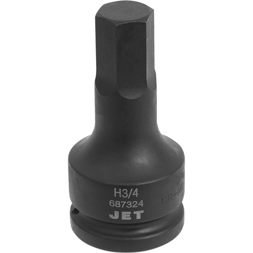 Impact Bit Socket, Hex, 3/4" x 3/4" Drive Action Paper