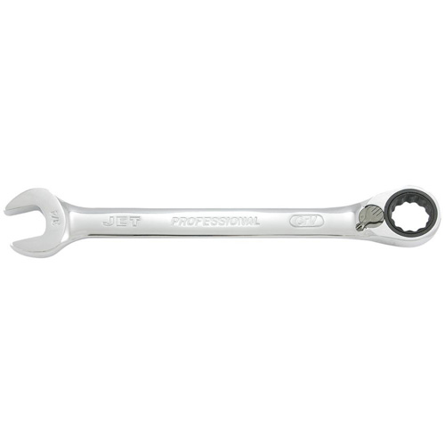 Long Pattern Reversible Ratcheting Combination Wrench, 7/16", Chrome Finish Action Paper