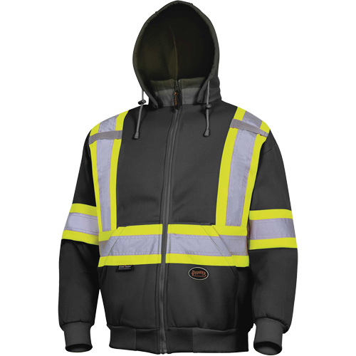 6925BK Hoodie, 3X-Large, Black Action Paper