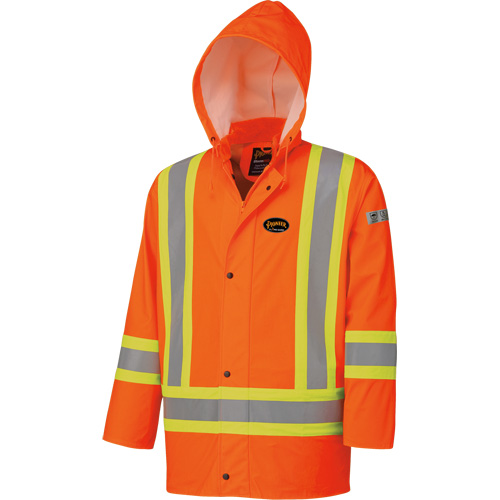 5892 Veste FR imperm&eacute;able haute visibilit&eacute;, 2T-Grand, Orange haute visibilit&eacute; Action Paper