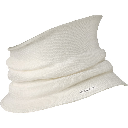 C207 Neck Warmer & Wind Guard, White, Nomex&reg; Action Paper