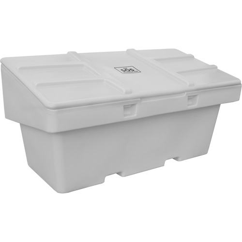 Salt Sand Container SOS, With Hasp, 72" x 36" x 36", 36 cu. Ft., Grey Action Paper