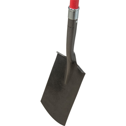 Heavy-Duty Shovels, Fibreglass, Carbon Steel Blade, D-Grip Handle, 30-1/2" Long Action Paper