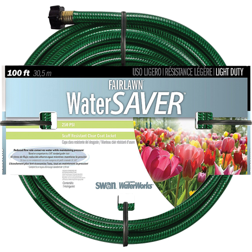 Fairlawn Watersaver Light Duty Garden Hoses, Nylon, 1/2" dia. x 100' Action Paper