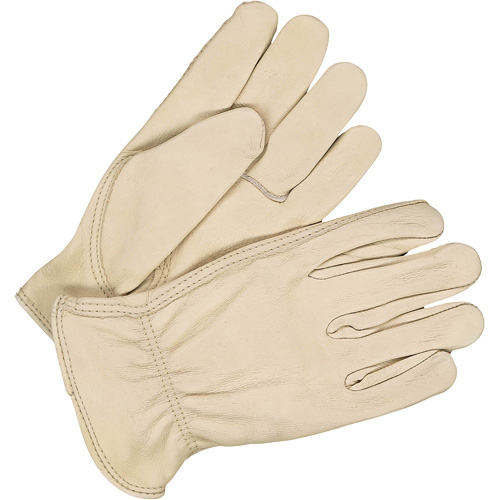 Classic Driver Gloves, Large, Grain Cowhide Palm Action Paper