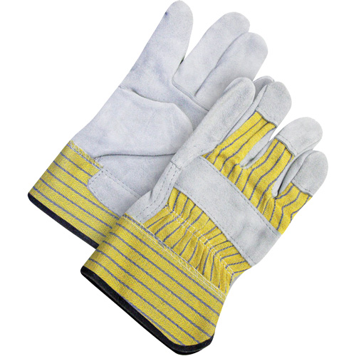 Classic Fitter Gloves, One Size, Split Cowhide Palm, Fleece Inner Lining Action Paper