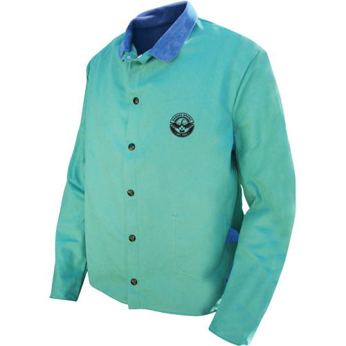 Veste de soudage Gander Brand Banox FR, Coton, 3T-Grand, Vert Action Paper