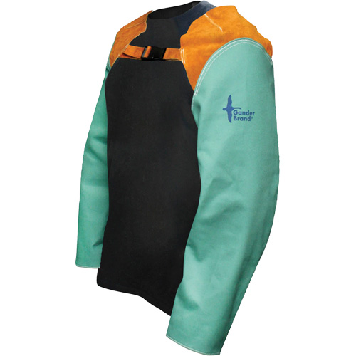 FR Canvas Welding Sleeves, 24" L, Green Action Paper