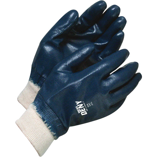 Coated Gloves, 10, Nitrile Coating, Jersey Shell Action Paper